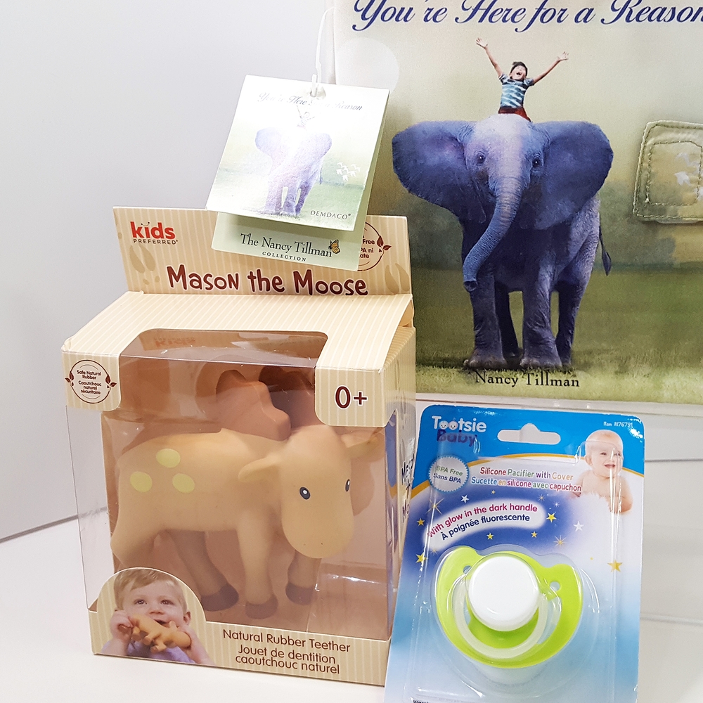 LOT X2🔥Nancy Tillman Book❤Mason The Moose Rubber Teether